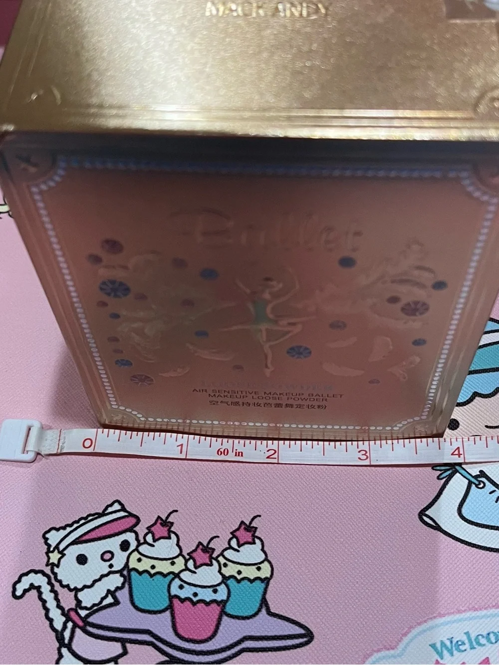 Ballerina Face Powder with Spinning Ballerina - Translucent White Color - NIB